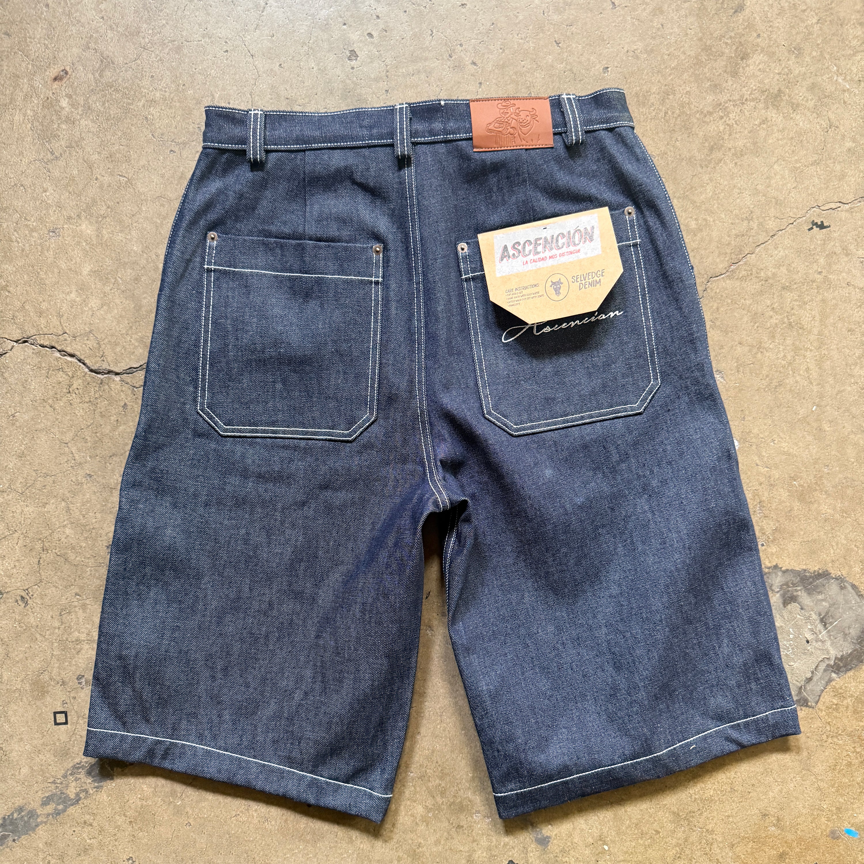 Indigo Big Cowboy Jorts
