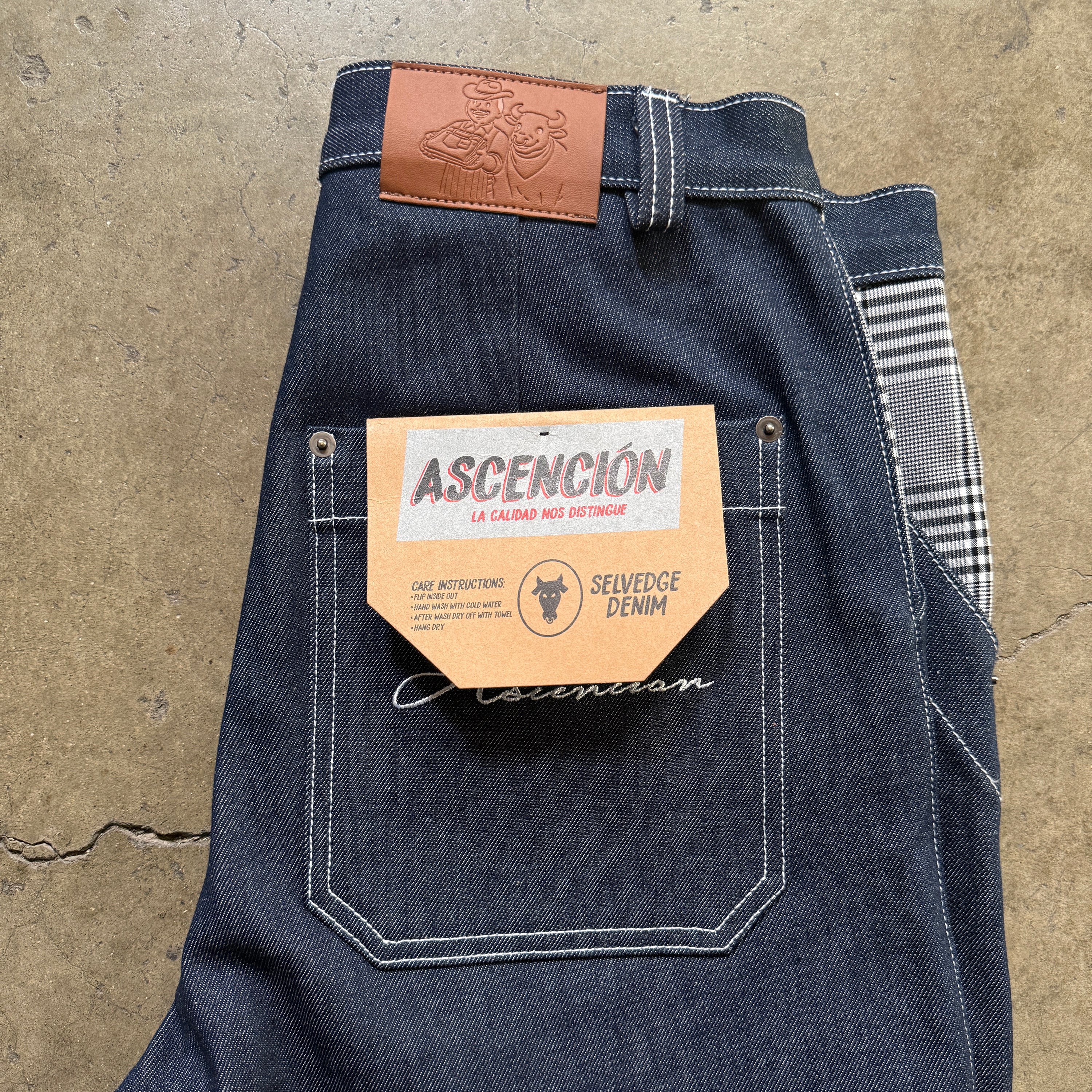 Indigo Big Cowboy Jorts