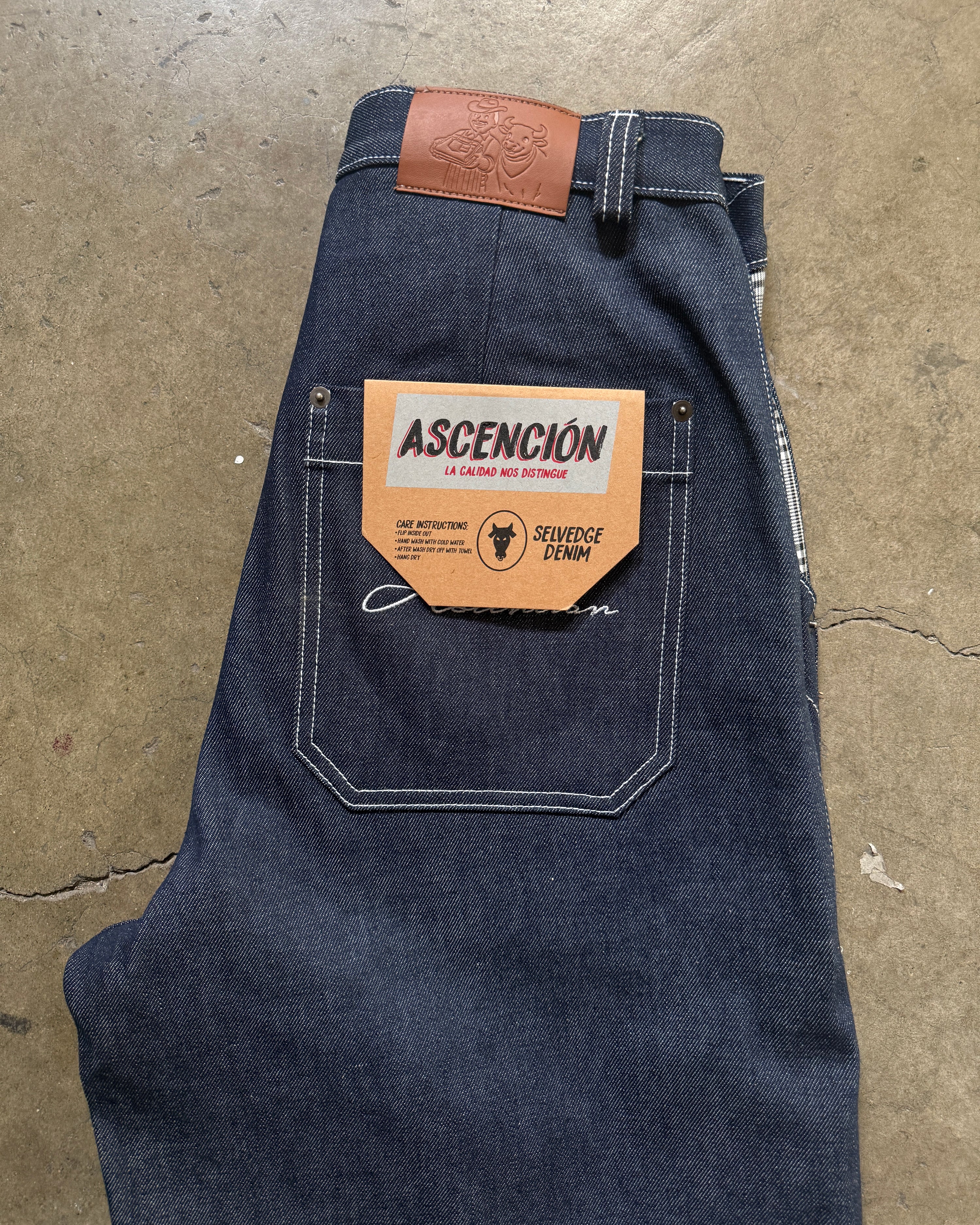 Indigo Big Cowboy Pants