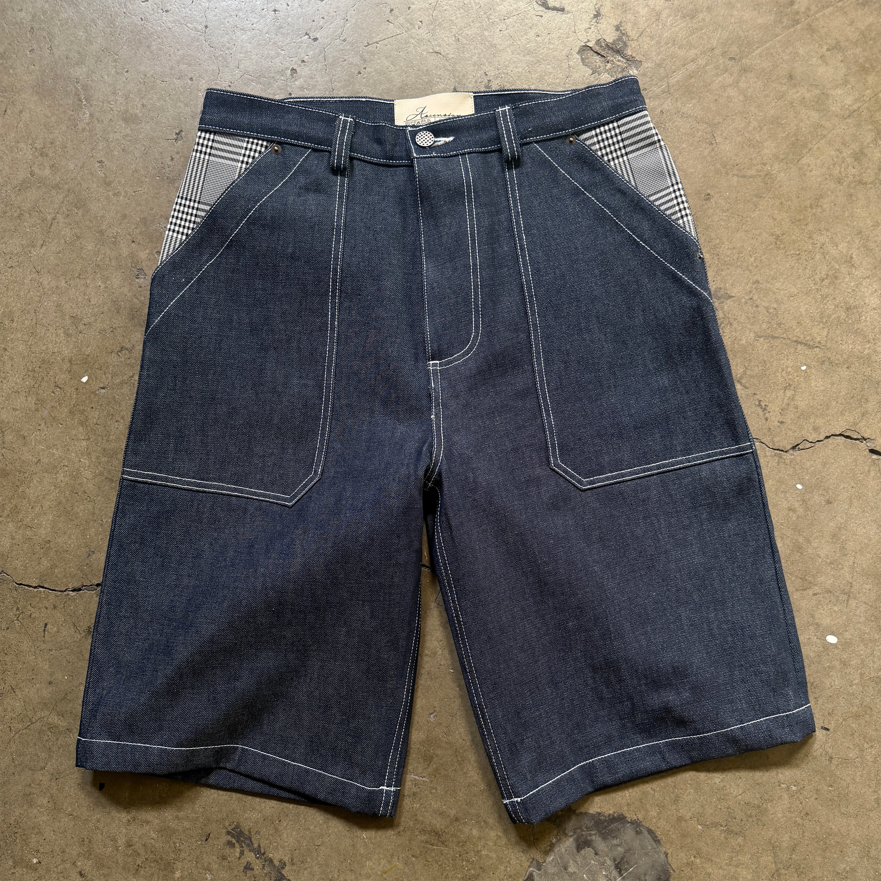 Indigo Big Cowboy Jorts