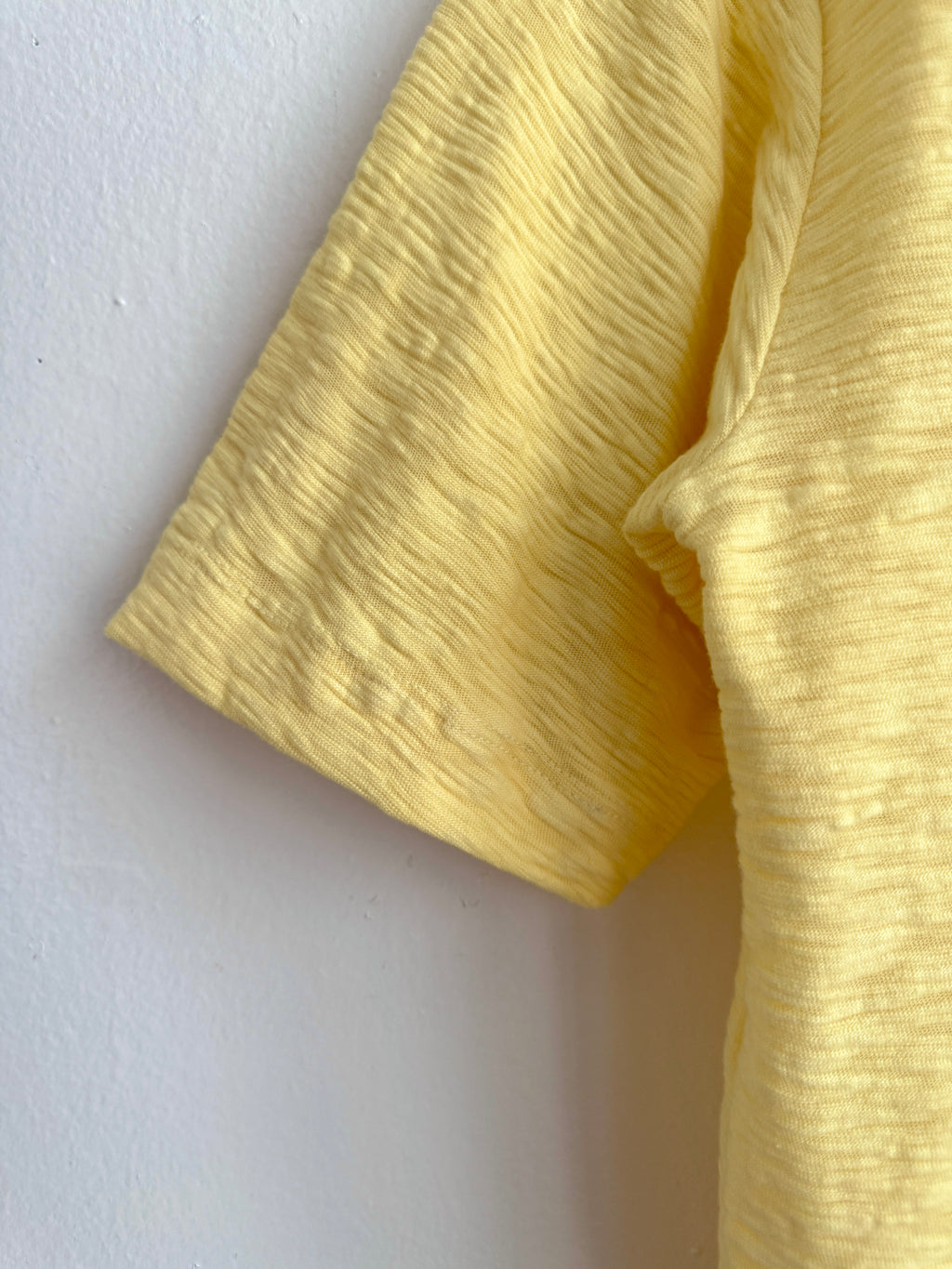 Lemon Yellow Slub Polo
