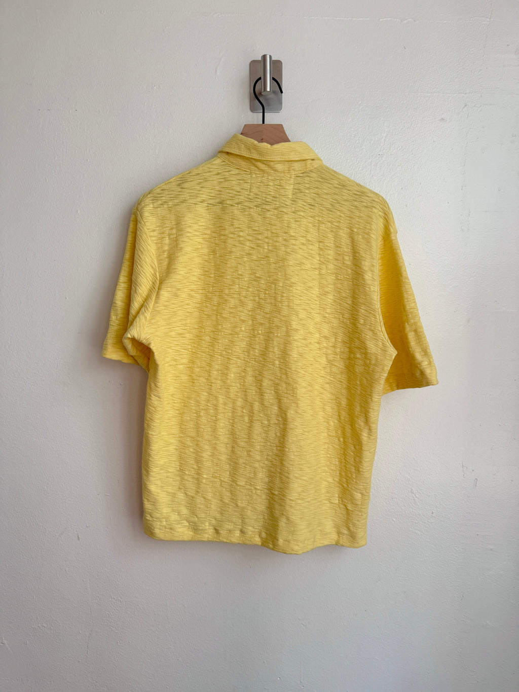 Lemon Yellow Slub Polo