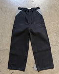 Black Big Cowboy Pants